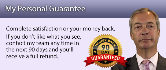 Nigel Money back guarantee